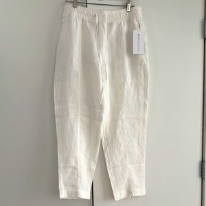 Woman’s White Linen Pants by Athleta!